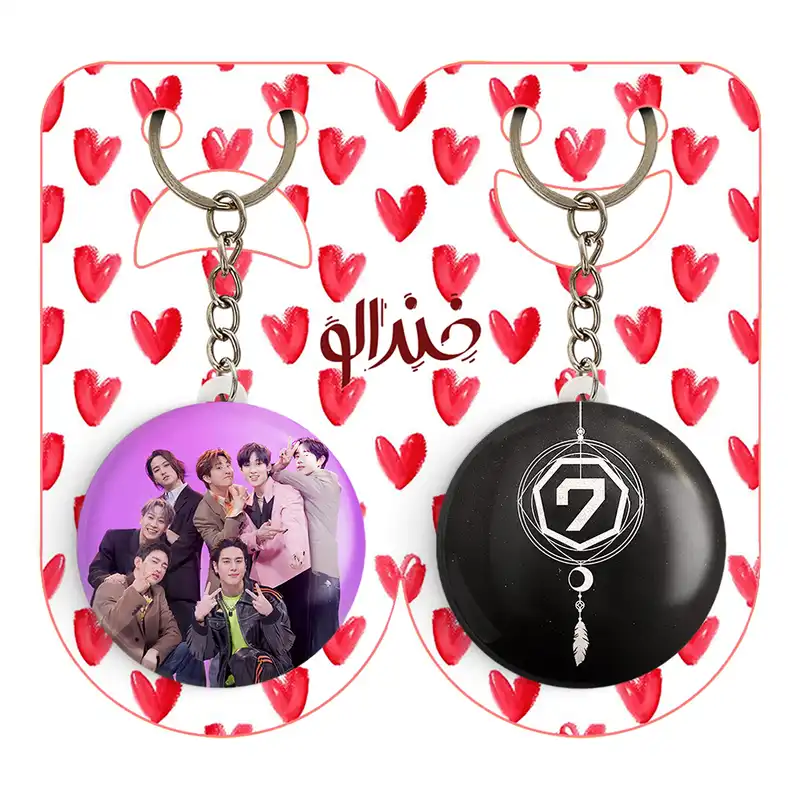 جاکلیدی خندالو مدل گروه گات سون GOT7 کد 2102621028 مجموعه 2 عددی