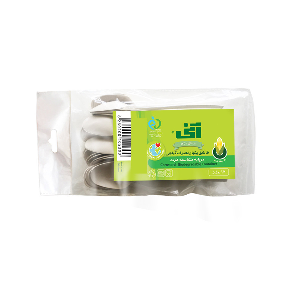 قاشق یکبار مصرف آنی مدل ۵۳۳ پنج بسته 25 عددی