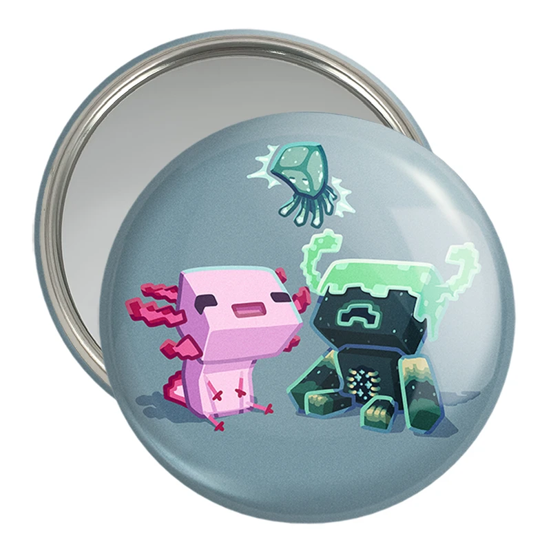 آینه جیبی خندالو مدل بازی ماینکرافت (Minecraft) کد 37001