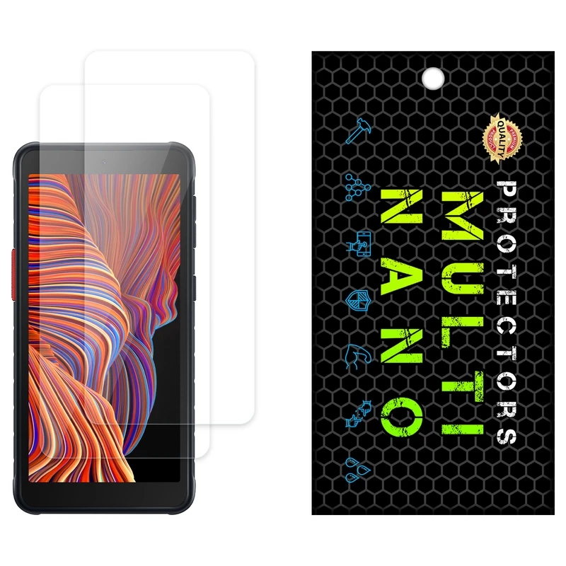 محافظ صفحه نمایش شفاف مولتی نانو مدل X-S2N مناسب برای گوشی موبایل سامسونگ Galaxy Xcover 5 بسته دو عددی