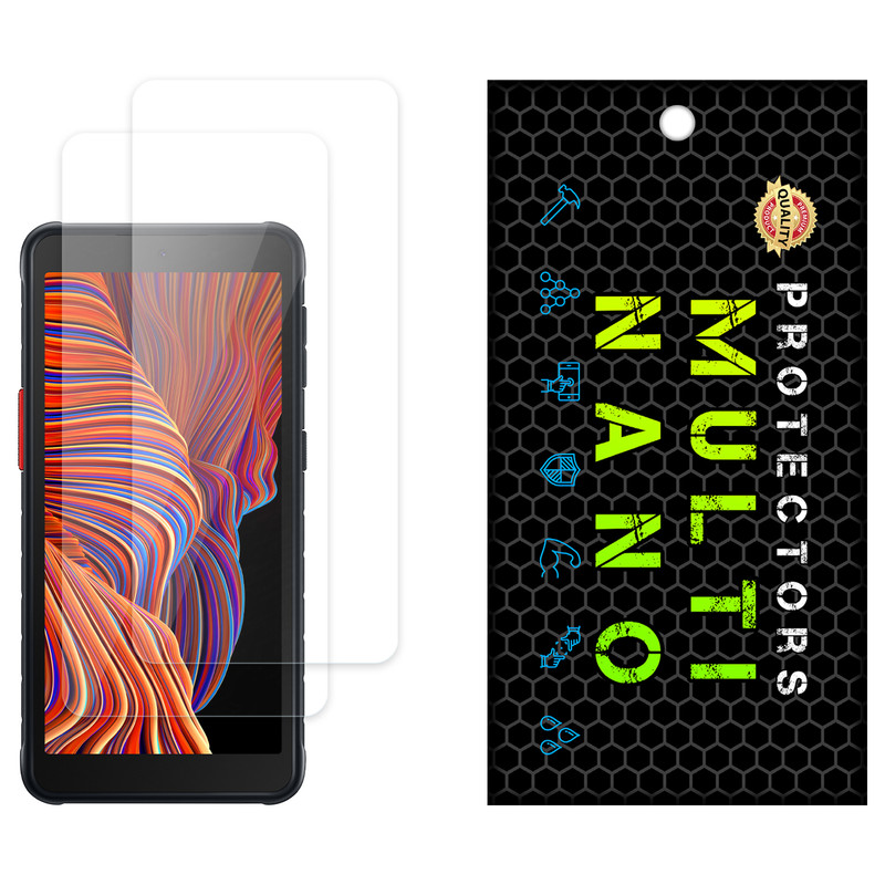 محافظ صفحه نمایش شفاف مولتی نانو مدل X-S2N مناسب برای گوشی موبایل سامسونگ Galaxy Xcover 5 بسته دو عددی