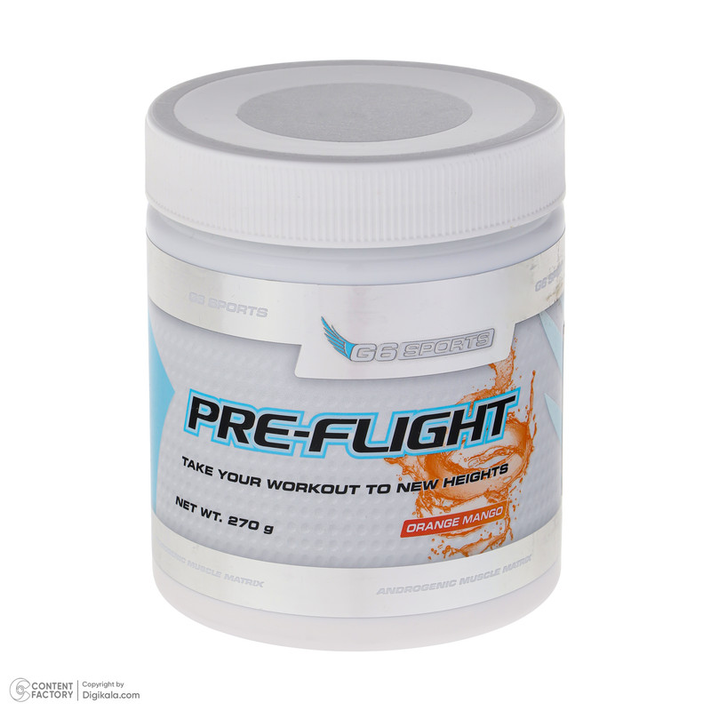 پودر پری فلایت اورنج منگو جی سیکس اسپورت - 270 گرم