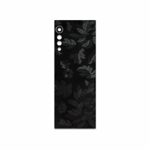 MAHOOT Black-Wildflower Cover Sticker for LG Velvet 5G