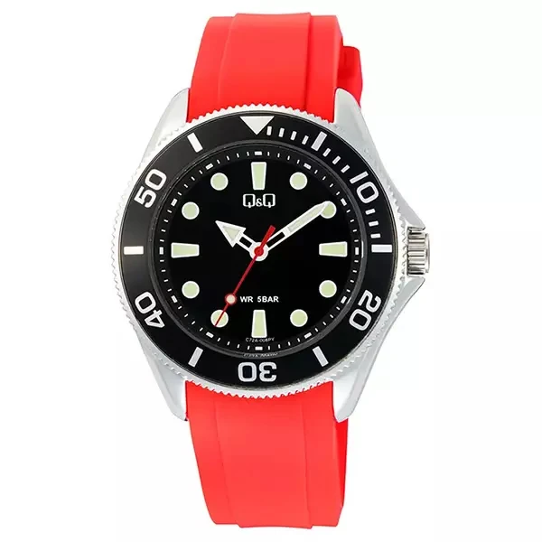 ساعت مچی عقربه‌ای کوارتز مردانه کیو اند کیو مدل C72A-008