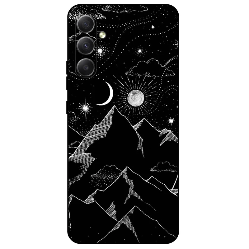 کاور مگافون طرح کوه مدل 8078 مناسب برای گوشی موبایل سامسونگ Galaxy A34 5G