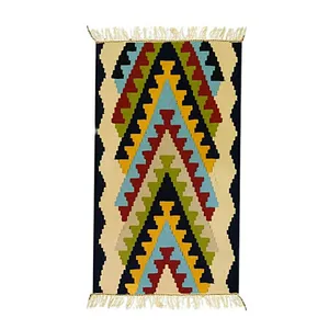 گلیم دستباف یک متری کد 124