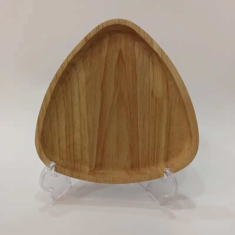 بشقاب چوبی مدل مثلثی کد 033