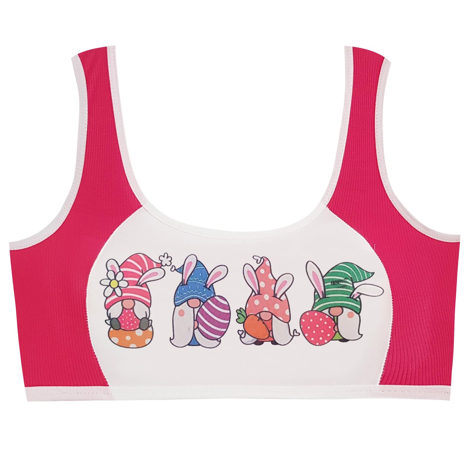 ست شورت و نیم تنه دخترانه ماییلدا مدل پددار تخم مرغ کد 5164-1 رنگ سرخابی - - 2