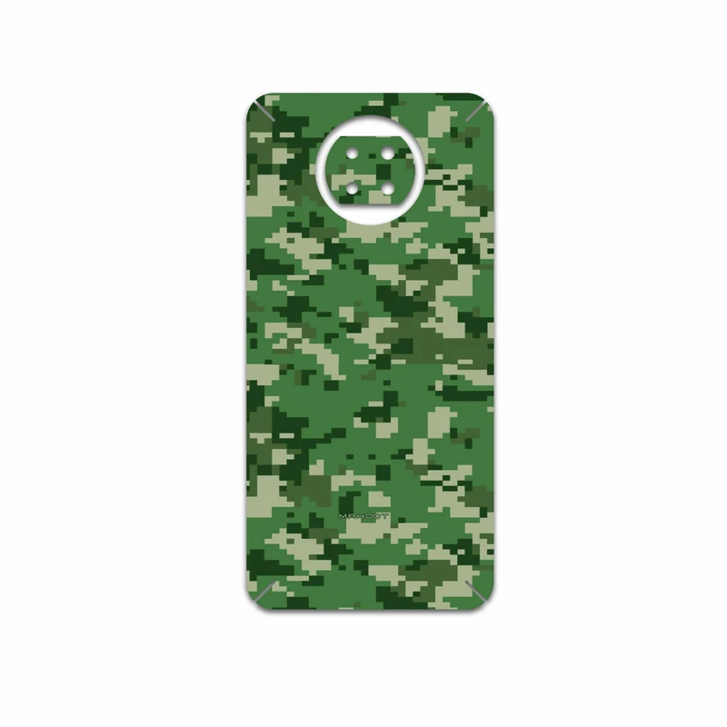 برچسب پوششی ماهوت مدل Army-Green-Pixel مناسب برای گوشی موبایل شیائومی Redmi Note 9T