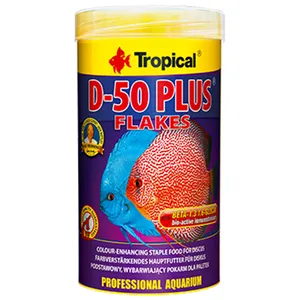  غذای ماهی تروپیکال مدل D-50 Plus وزن 50 گرم
