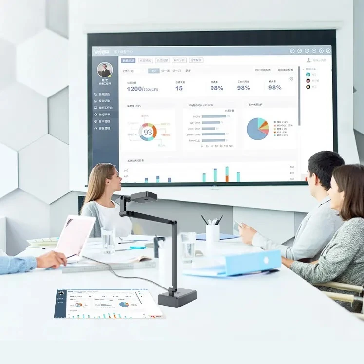 عکس شماره 4 : وب کم مدل 4k document camera 4x zoom live teaching