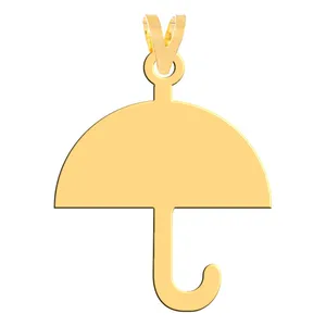 آویز گردنبند طلا 18 عیار زنانه فرشته مدل چتر  WNL-000531