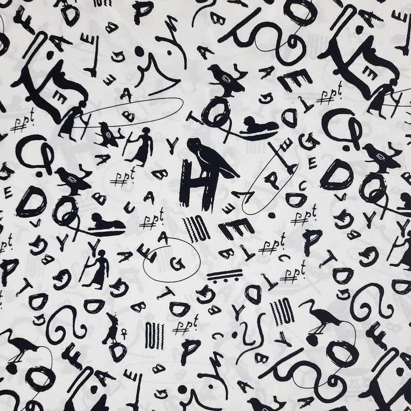 بلوز زنانه مدل یقه گرد کیمونو طرح مصری