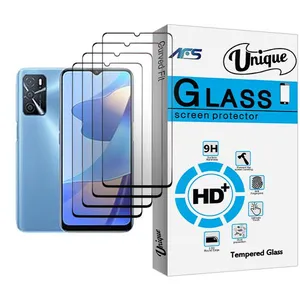 AFS Unique Glass MIX004 Screen Protector For Oppo A54s Pack Of 4