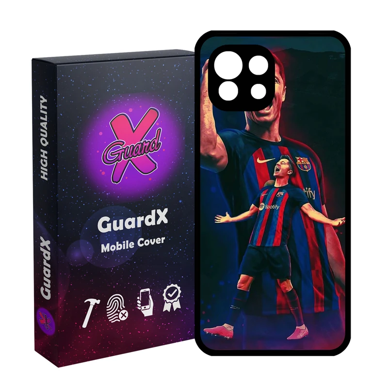 کاور گارد ایکس طرح روبرت لواندوفسکی مدل Glass10817 مناسب برای گوشی موبایل شیائومی  Mi 11 Lite