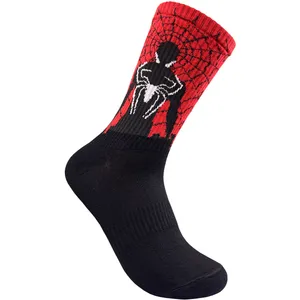 جوراب ساق بلند مدل مرد عنکبوتی کد spider 1 رنگ قرمز