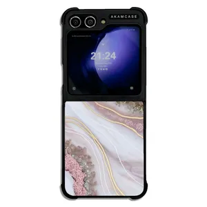 AKAM AMC-WSGZFLIP5-MARBLE-30 Cover For Samsung Galaxy Z Flip 5