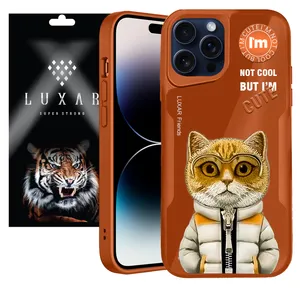 Luxar Lantern Cat Cover For apple iphone14pro max