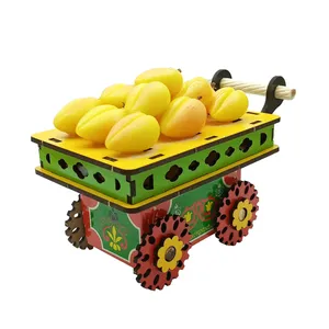 دکوری طرح گاری میوه مدل زردآلو کد GA-4