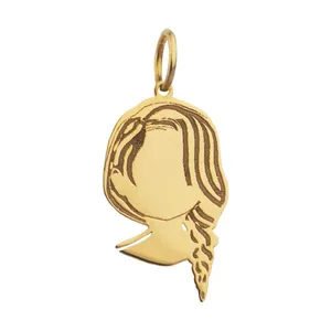 آویز گردنبند طلا 18 عیار زنانه الن نار مدل ELN1381