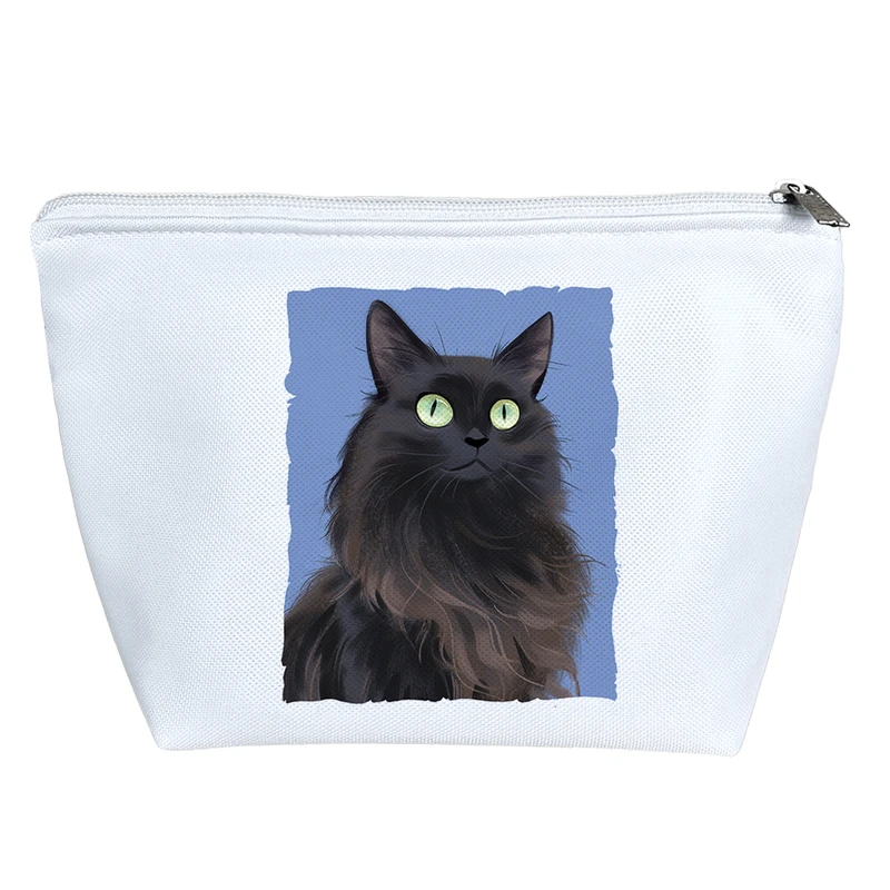 کیف لوازم آرایش دخترانه خندالو مدل گربه کد 2871