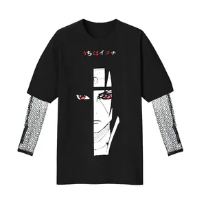 تی شرت آستین بلند زنانه مدل انیمه توری 