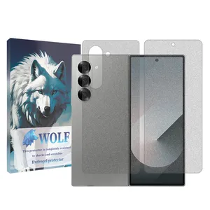 Wolf matte screen Protector Suitable for Samsung Galaxy Z Fold 6 Mobile Phone Along with the phone back protector