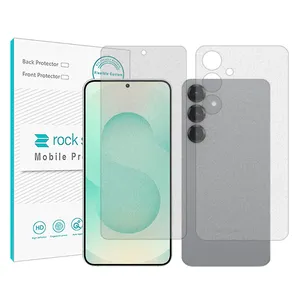 Rock space Resistant model matte screen protector suitable for Samsung Galaxy S25 Plus mobile phone along with the back protector