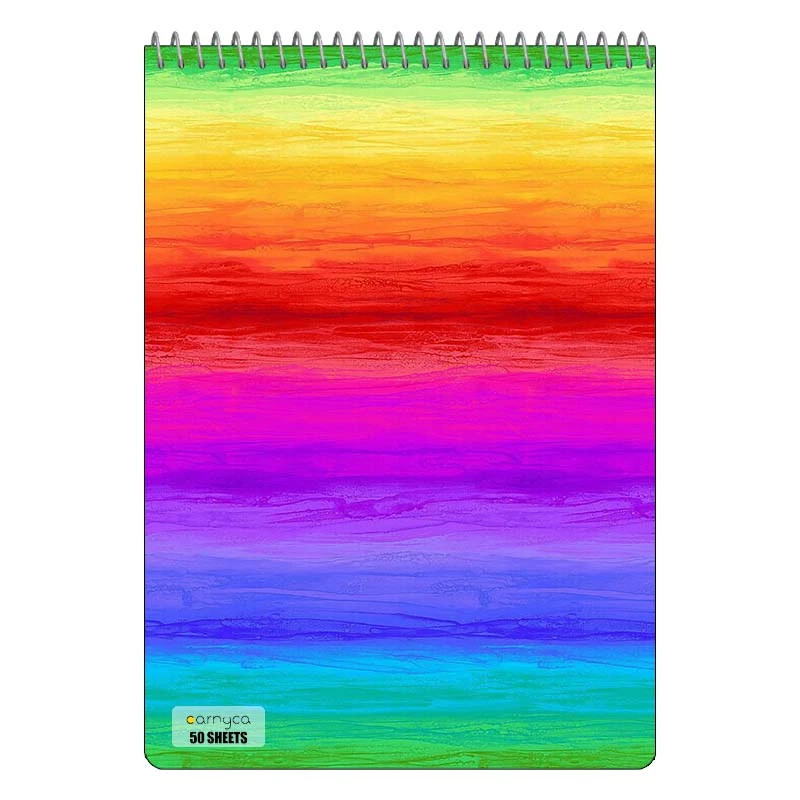 دفتر نقاشی 50 برگ سیمی کارنیکا طرح آبرنگ Water color کد 77897