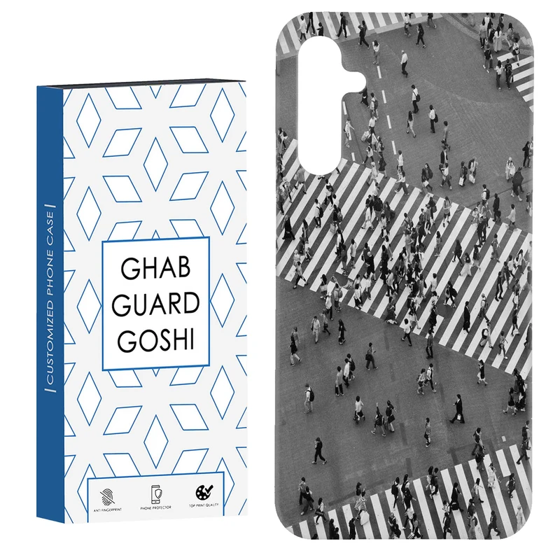 کاور قاب گارد گوشی طرح خیابون شلوغ کد Dimo-733 مناسب برای گوشی موبایل سامسونگ Galaxy A14