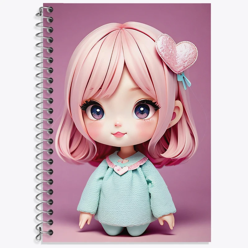 دفتر لغت 50 برگ خندالو طرح دخترانه (Girlish) کد 36872