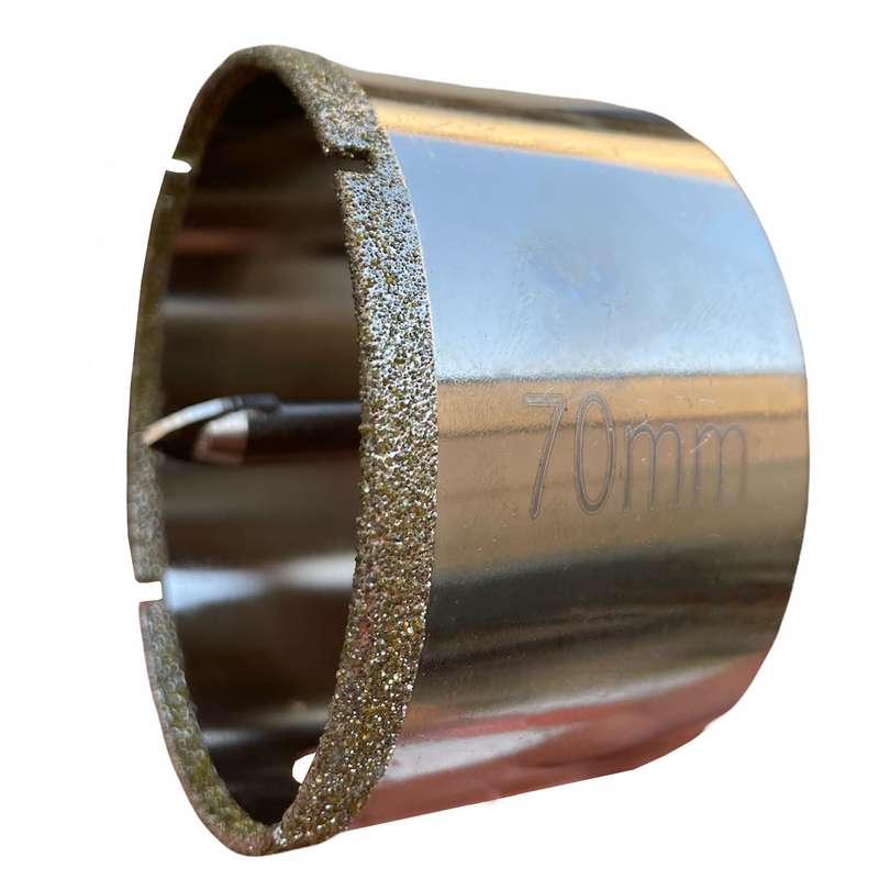 مته گردبر شیشه و سرامیک تیتان پرو مدل TPS70 سایز 70 میلی متر به همراه مته راهنما مته گردبر شیشه و سرامیک تیتان پرو مدل TPS70 سایز 70 میلی متر به همراه مته راهنما