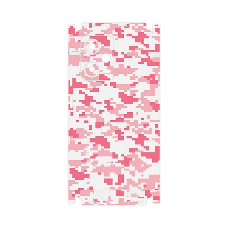 برچسب پوششی ماهوت مدل Army_Pink_Pixel-FullSkin مناسب برای گوشی موبایل شیائومی Redmi Note 12 Pro 5G