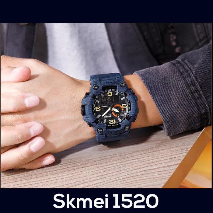 ساعت مچی دیجیتال مردانه اسکمی مدل 1520 BU ساعت مچی دیجیتال مردانه اسکمی مدل 1520 BU