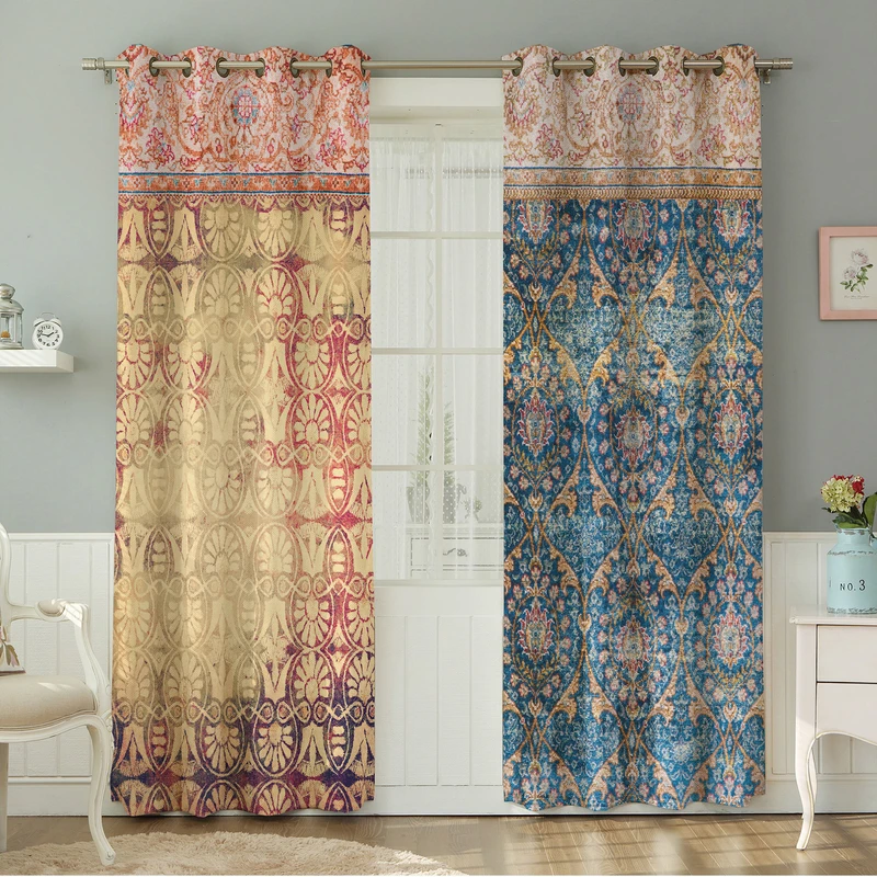 پرده نیروانا طرح مدرن  مدل هازان کد 4899 سایز 140×280 سانتی متر