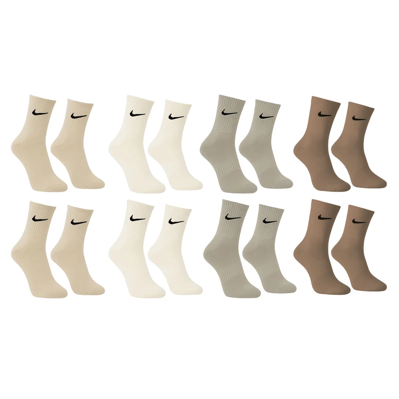 جوراب ورزشی ساق کوتاه زنانه مدل NK4 بسته 8 عددی