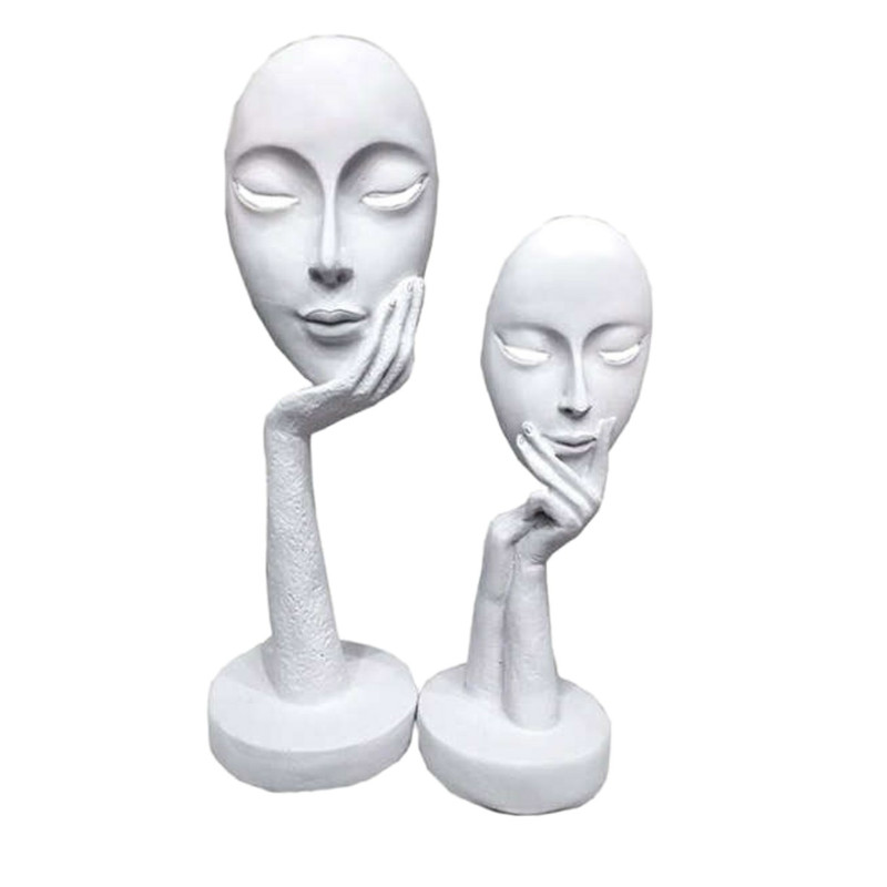 مجسمه مدل رخ افسوس کد S060 مجموعه 2 عددی