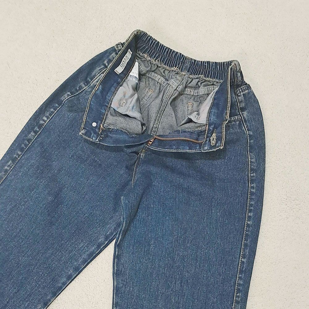 شلوار جین راسته زنانه دیان مدل نیم بگ -  - 12