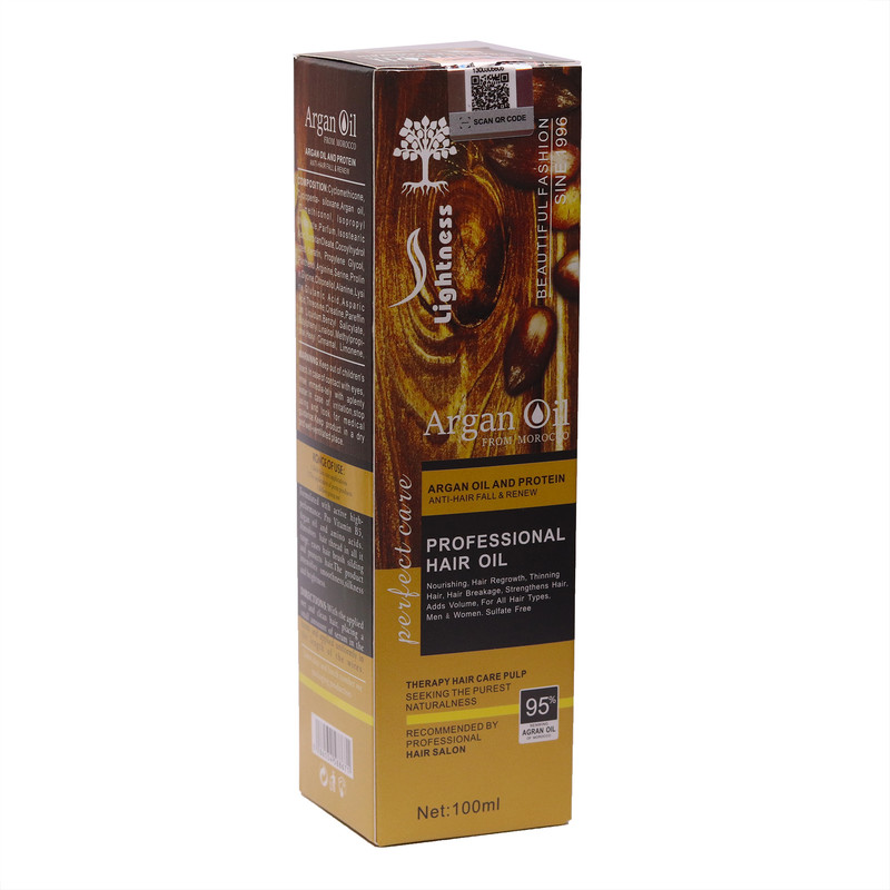 روغن مو لایتنس مدل آرگان حجم 100 میلی لیتر