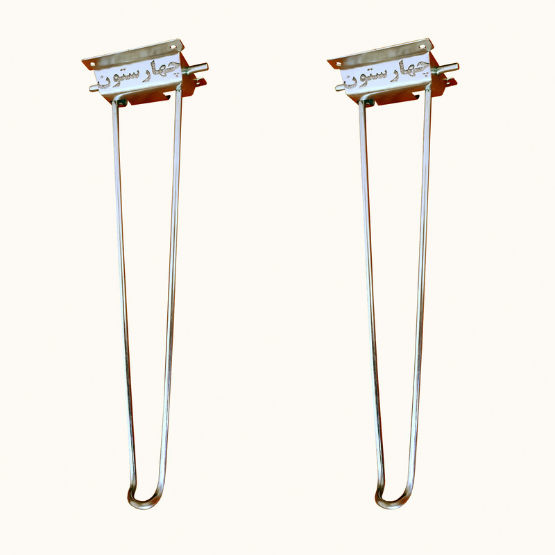  پایه میز چهارستون کد 25x2 بسته 2 عددی