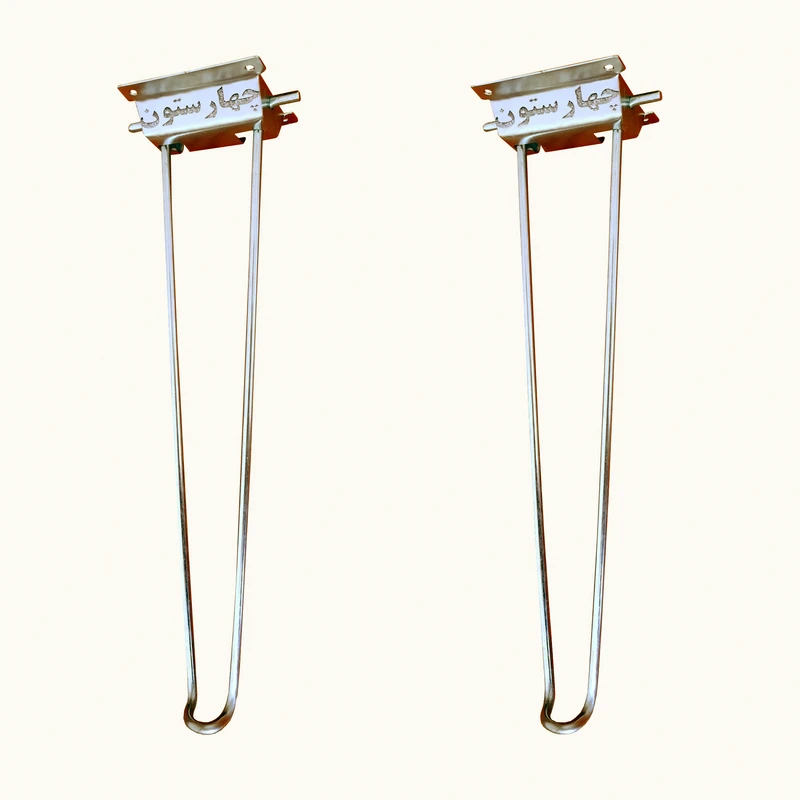  پایه میز چهارستون کد 30x2 بسته 2 عددی