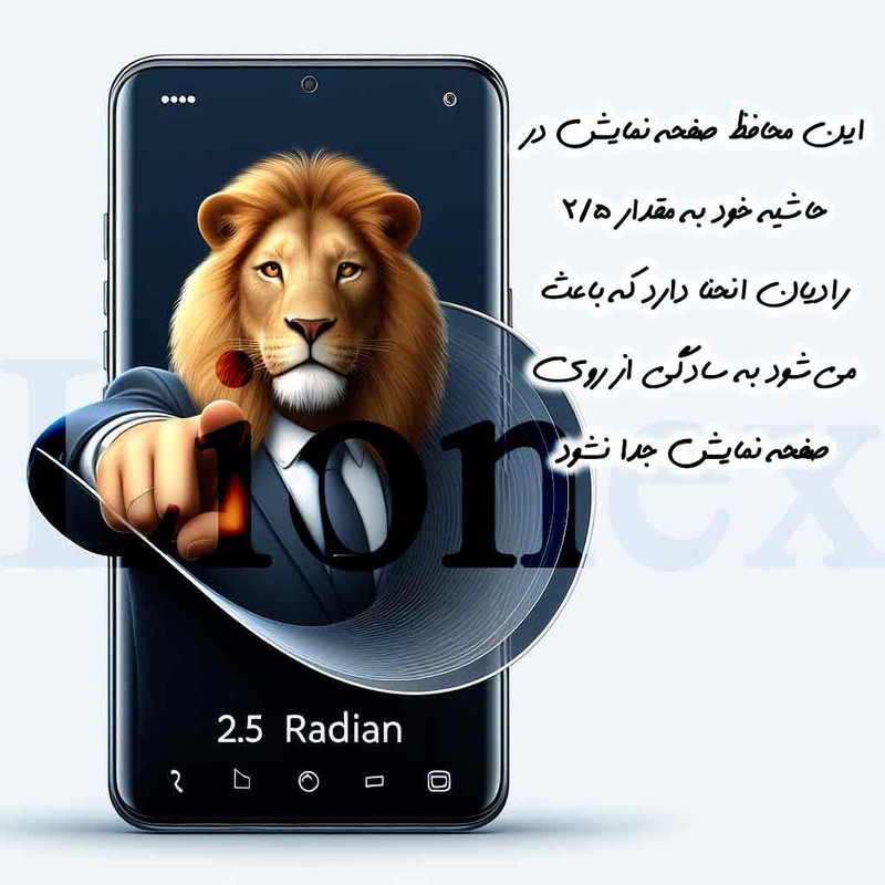 محافظ صفحه نمایش آنتی استاتیک لایونکس مدل ANTIDUSTLNW مناسب برای گوشی شیائومی Redmi Note 13 Pro 5G