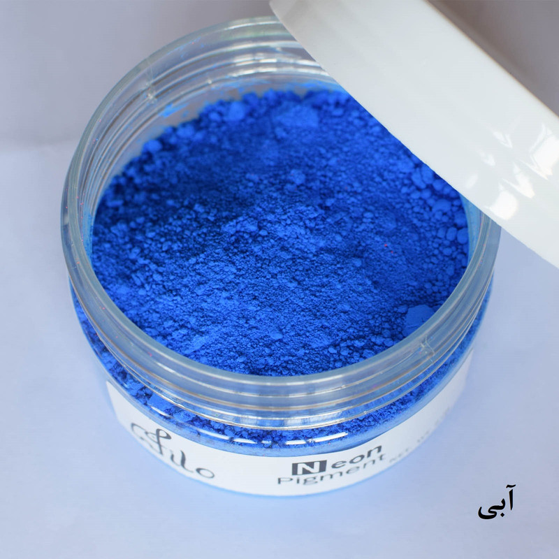 پودر رنگ رزین اپوکسی فیلو مدل Neon powder حجم 100 میلی‌لیتر بسته 7 عددی