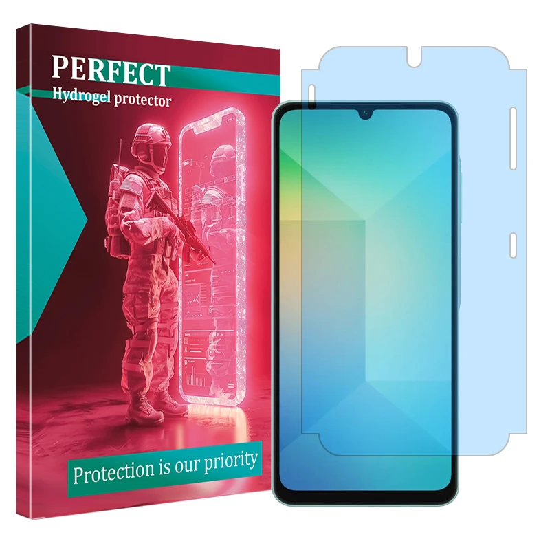 محافظ صفحه نمایش پرفکت مدل بلوکات مناسب برای گوشی موبایل سامسونگ Galaxy A06