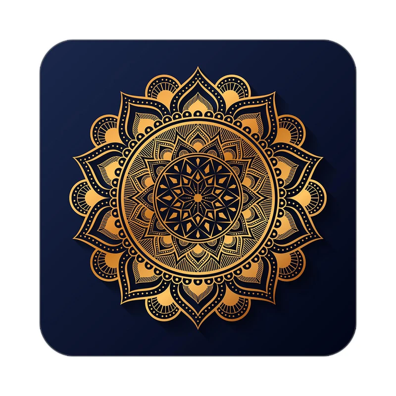 زیر لیوانی کاکتی طرح اسلیمی مدل mg10357