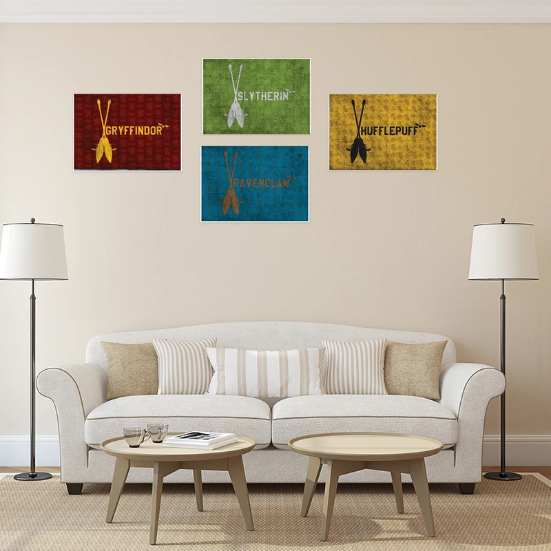 پوستر طرح هری پاتر کد A-2020 مجموعه 4 عددی