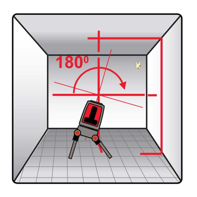 تراز لیزری کاپرو مدل 3خط 873