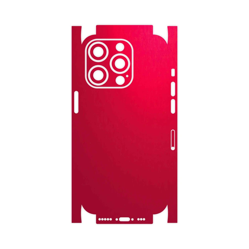 برچسب پوششی ماهوت مدل Matte-Warm-Red-FullSkin مناسب برای گوشی موبایل اپل iPhone 14 Pro