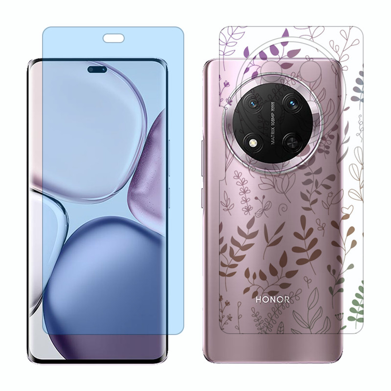 محافظ صفحه نمایش آنتی بلو گلس مدل Together مناسب برای گوشی موبایل آنر X9c به همراه برچسب پوششی