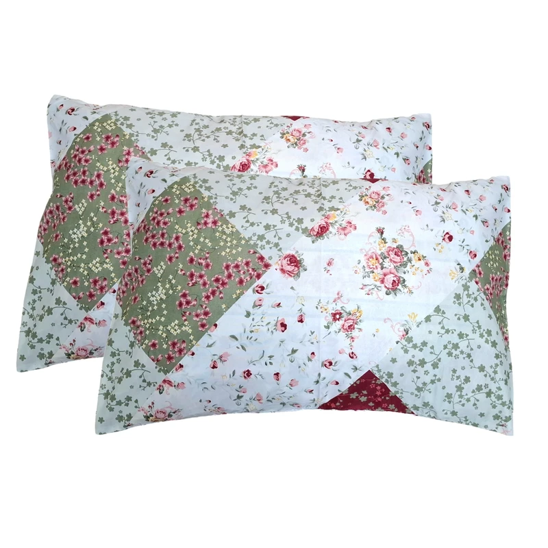 روبالشی مدل چهل تکه کد 02  سایز 70*45 سانتی متر مجموعه دو عددی